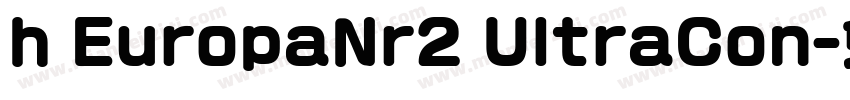 h EuropaNr2 UltraCon字体转换